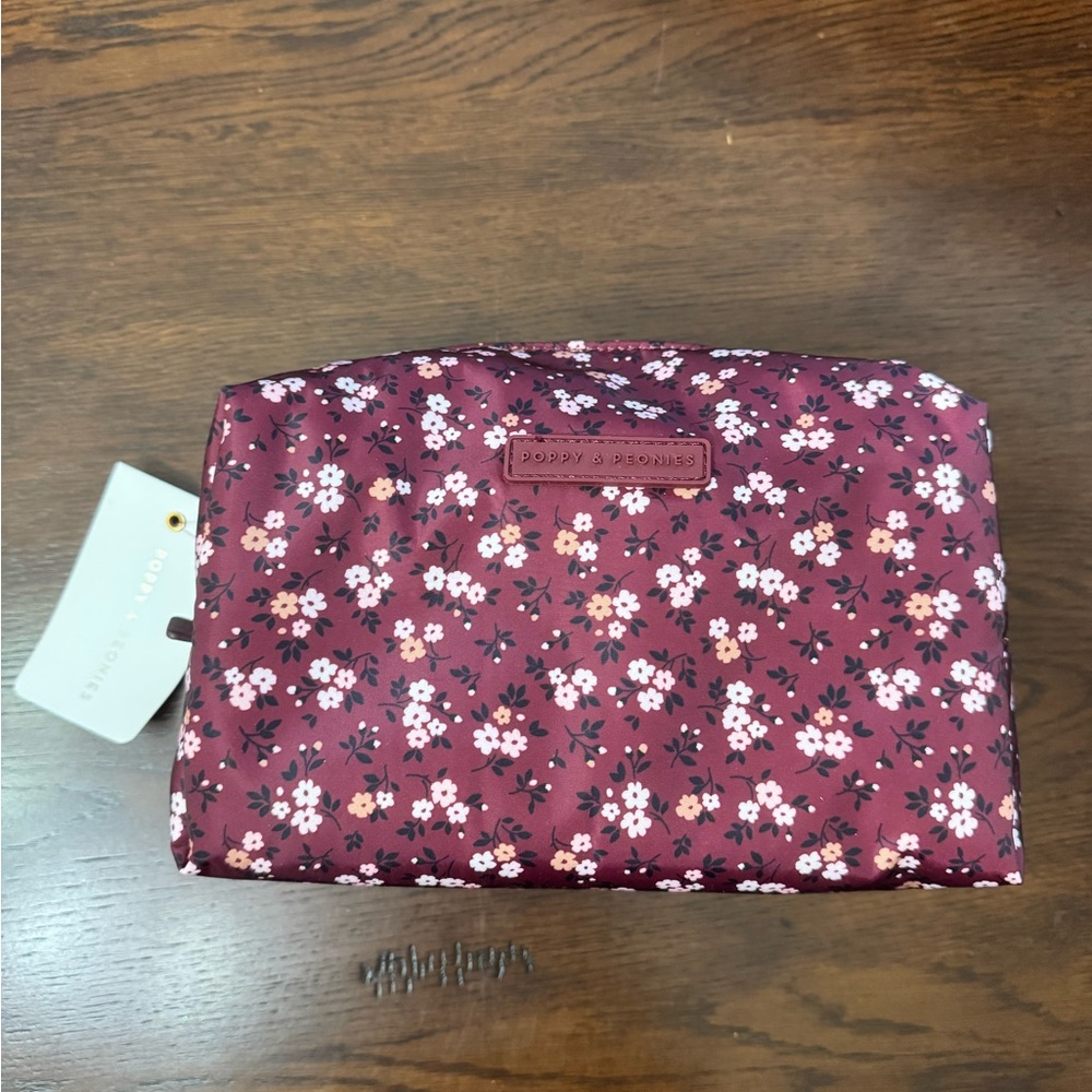 Poppy & Peonies Cosmetic Pouch